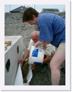 IMGP1131 * En ondertussen de rest van de drainering leggen.