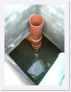 IMGP1628 * De afvoer in de septische put.