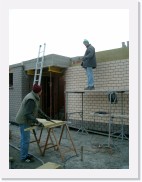 IMGP2213 * Het afwerken van de isolatie van het gelijksvloers.