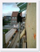 IMGP2661 * Isolatie van de zijgevels op het verdiep. We zijn er bijna :-)