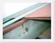 IMGP3064 * Detailfoto van de plaasting van de onderdakplaten.