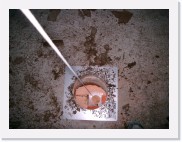 IMGP3502 * De juiste positie voor de openinng wordt uitgmeten.