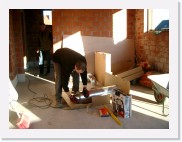 IMGP3616 * Goed isoleren is ook ventileren: we starten met de opbouw van het ventilatiesysteem.